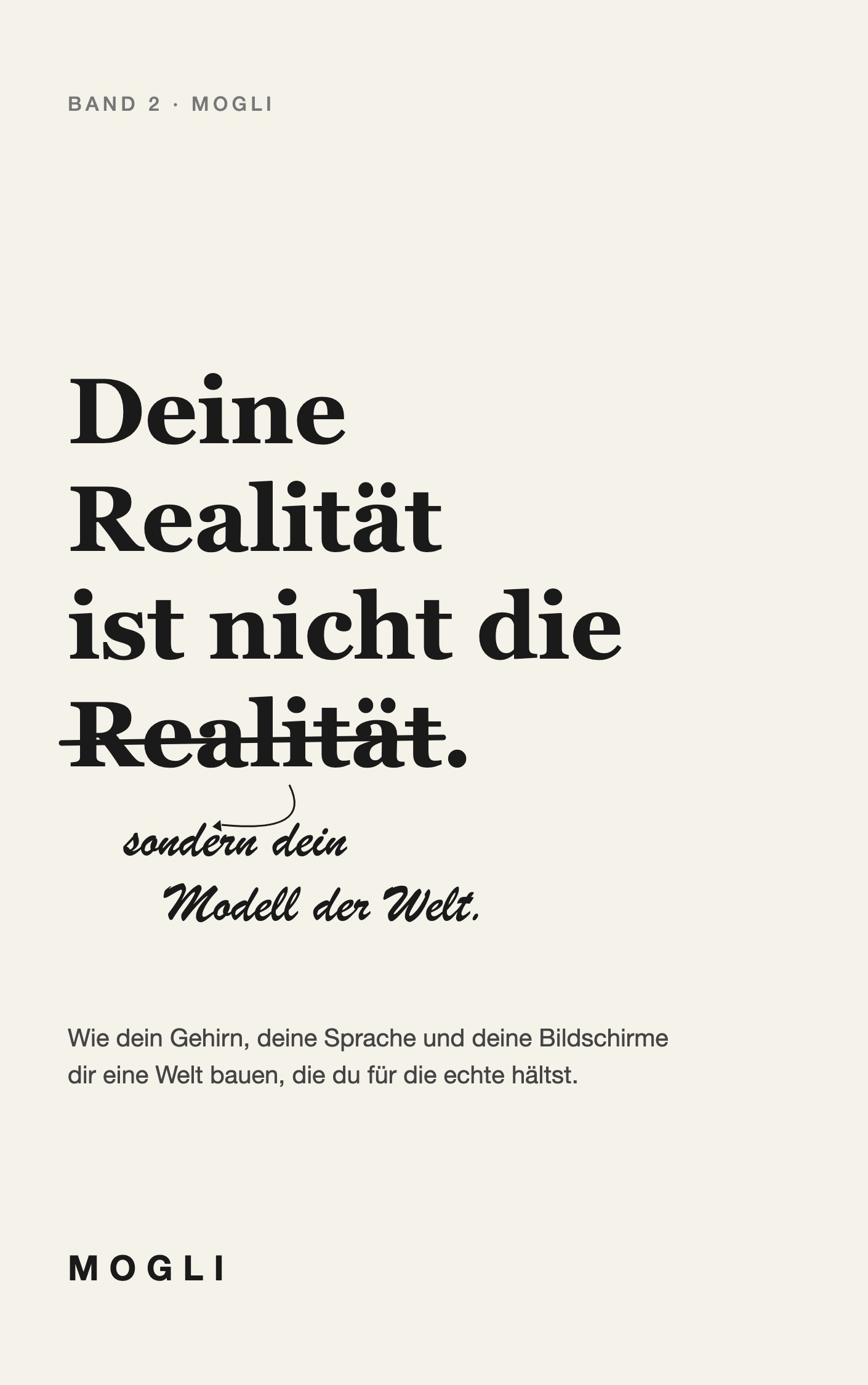 Buchcover: Deine Realität ist nicht die Realität