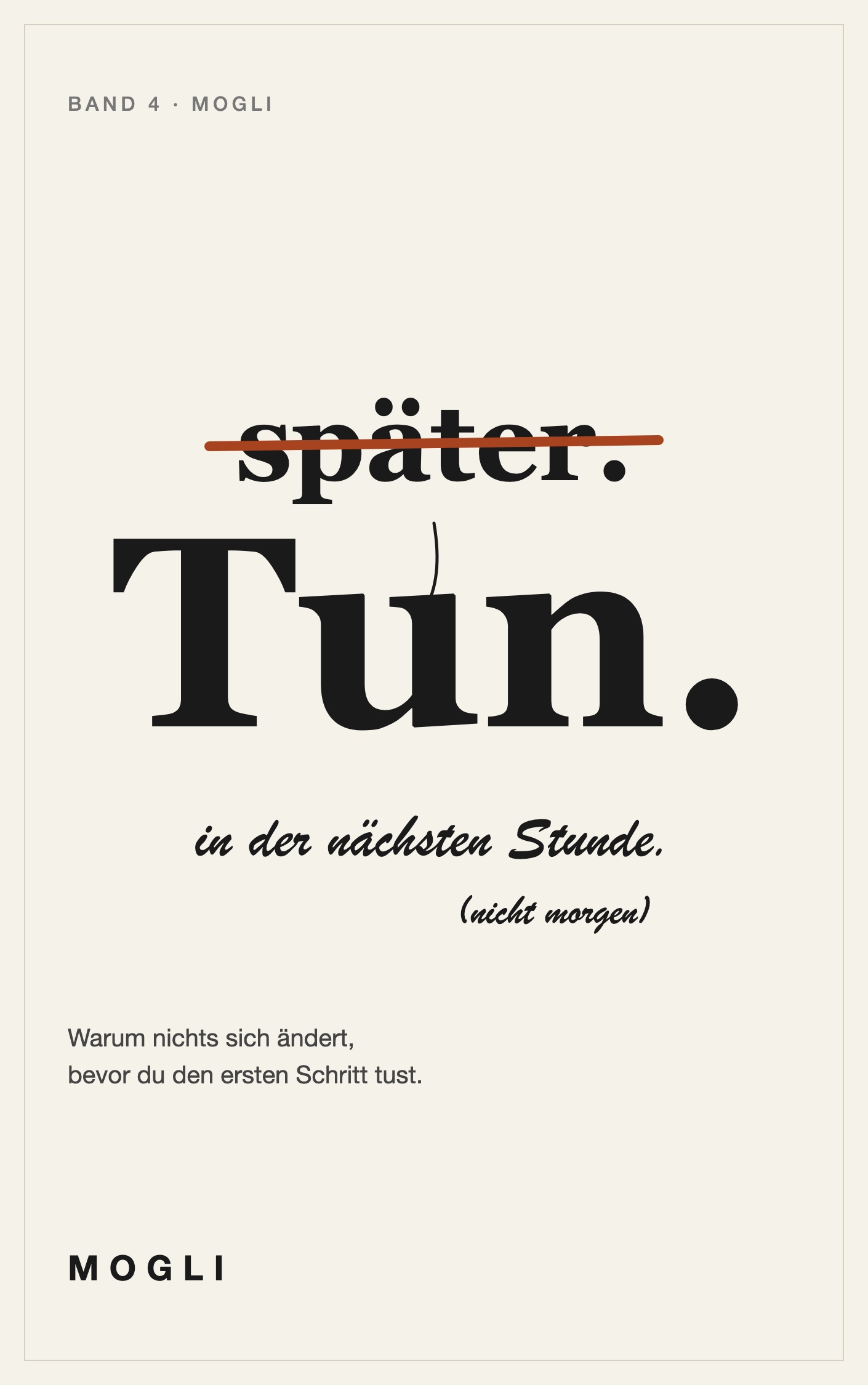 Buchcover: Tun